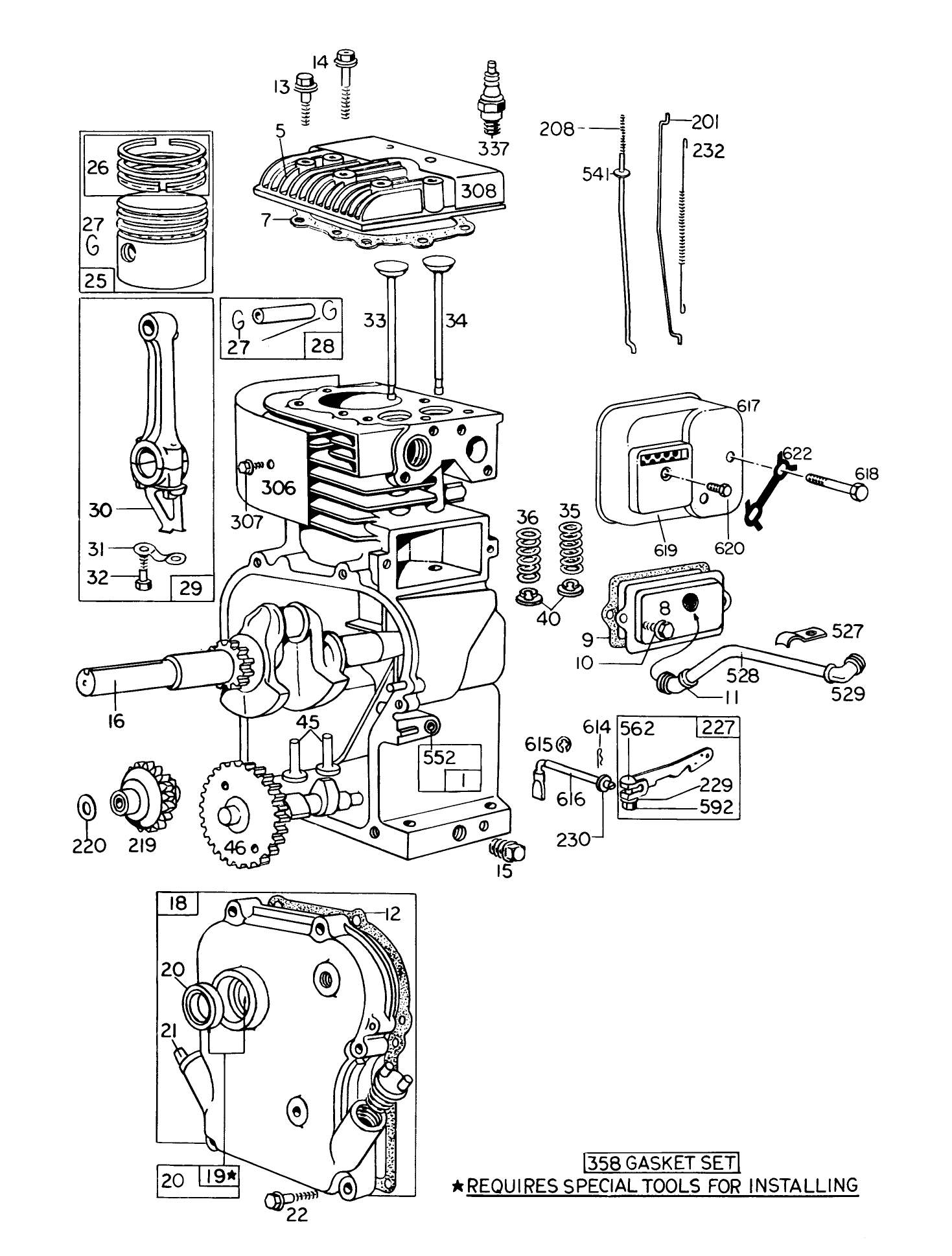Engine Model No. 130202 Type 0600-01 Briggs & Stratton
