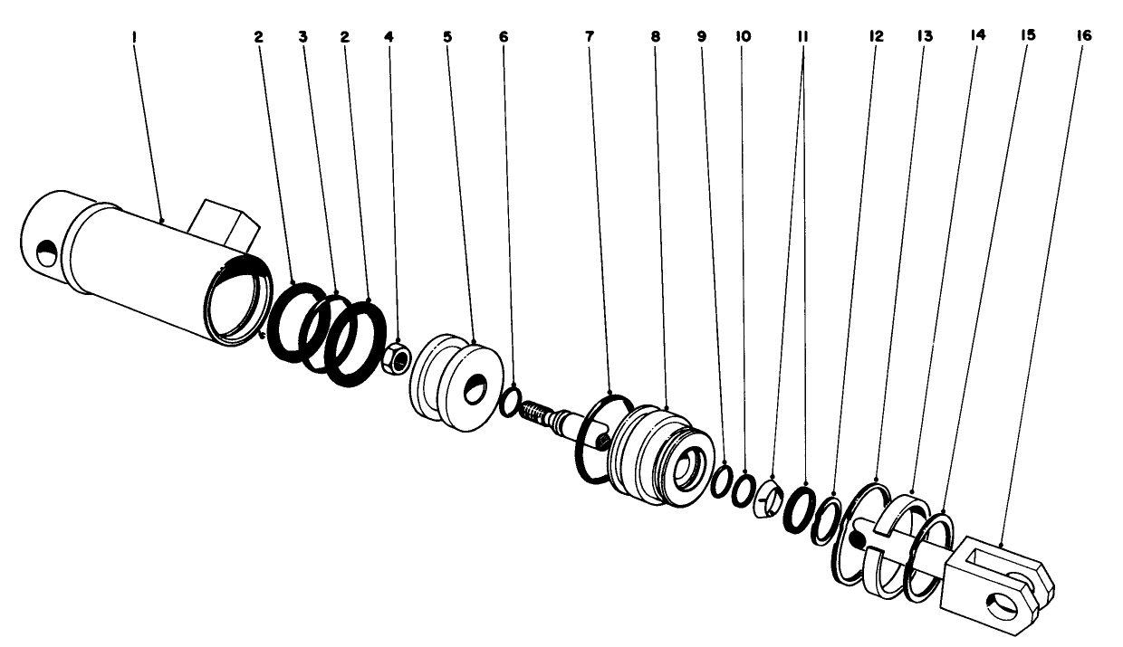 No. 10-7900 Hydraulic Cylinder (large Bore)
