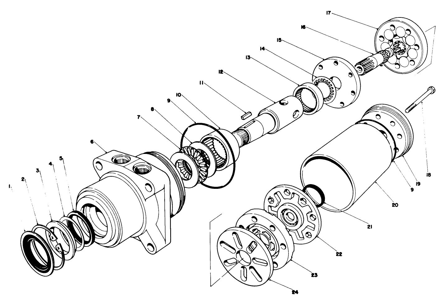 No. 10-8010-Hydraulic Drive Motor