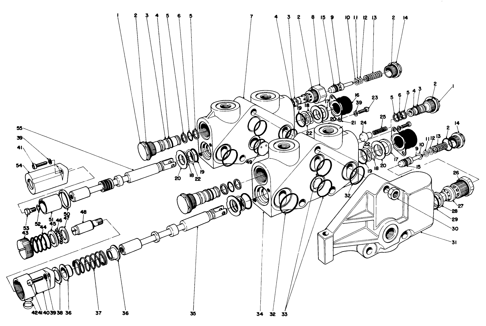 Control Valve Assembly No. 26-6670 Section 1 And 2