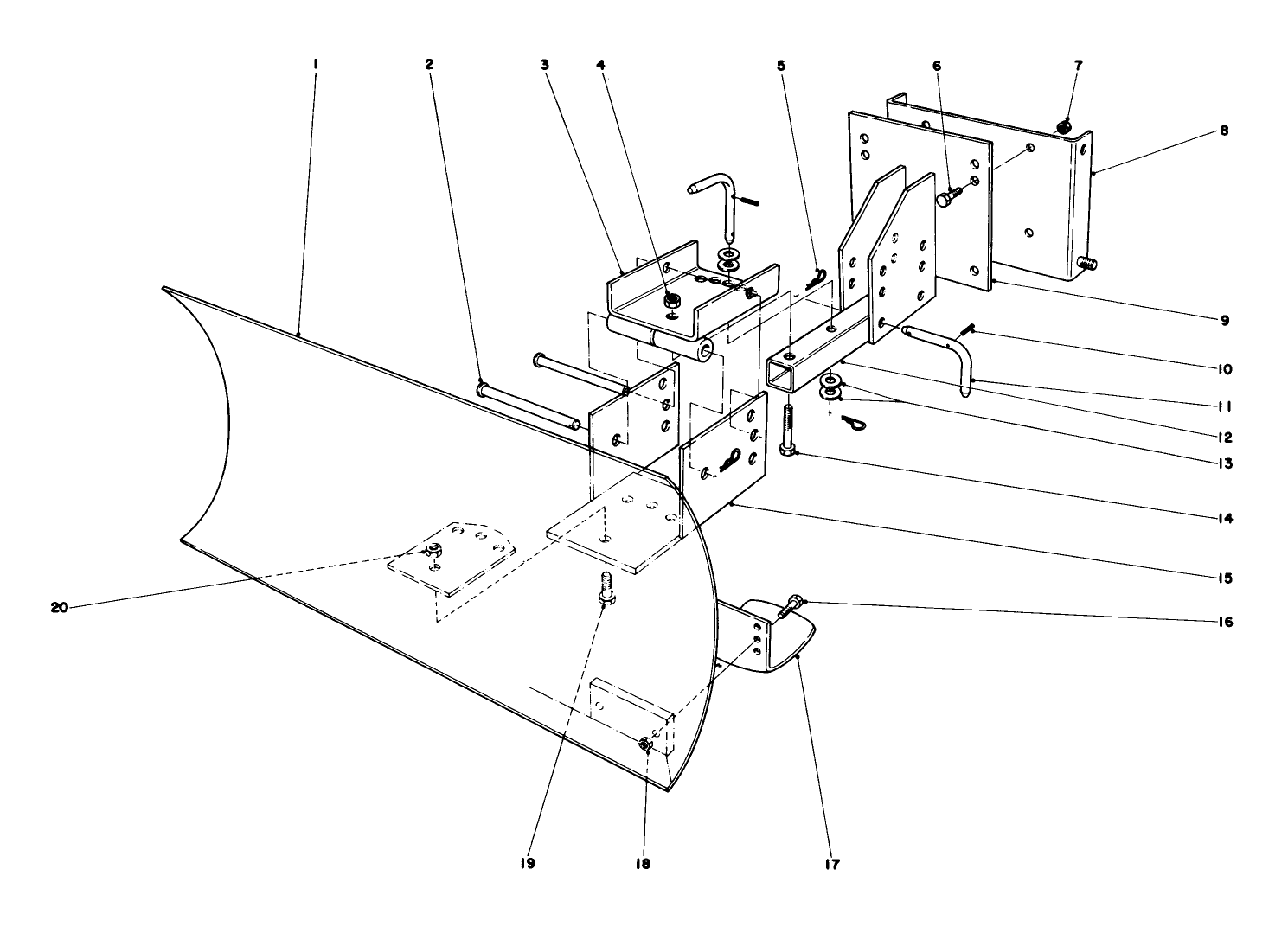 Grader Blade Assembly Model 59051