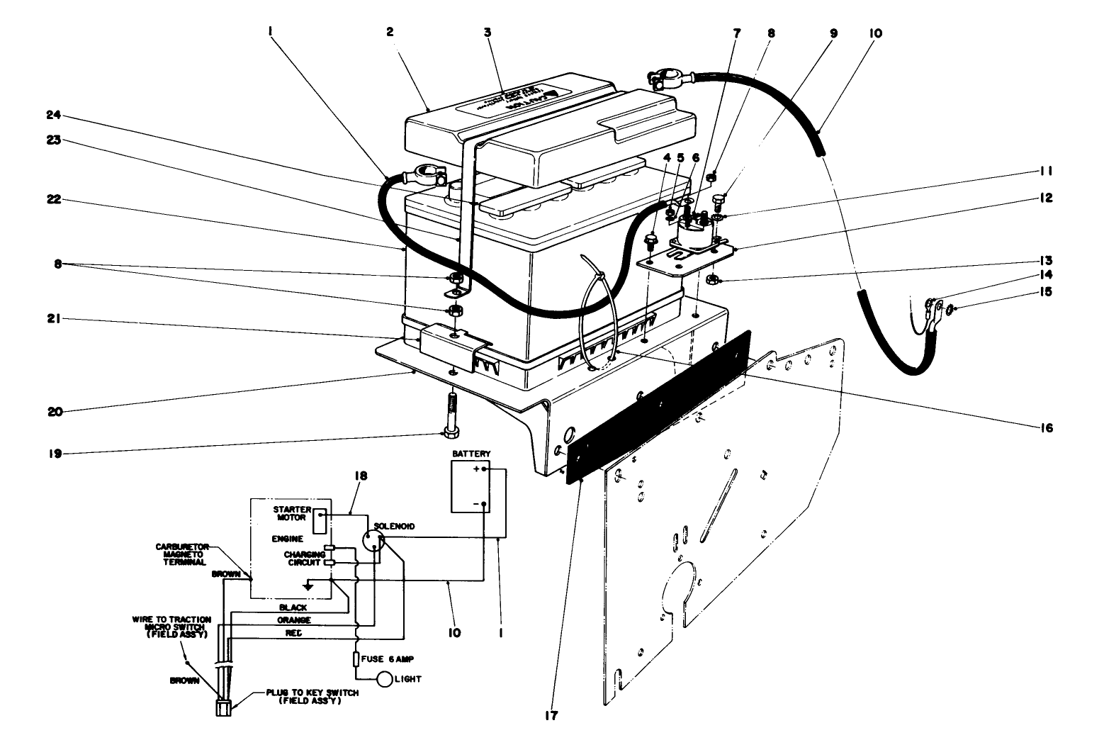 Battery And Wiring Diagram