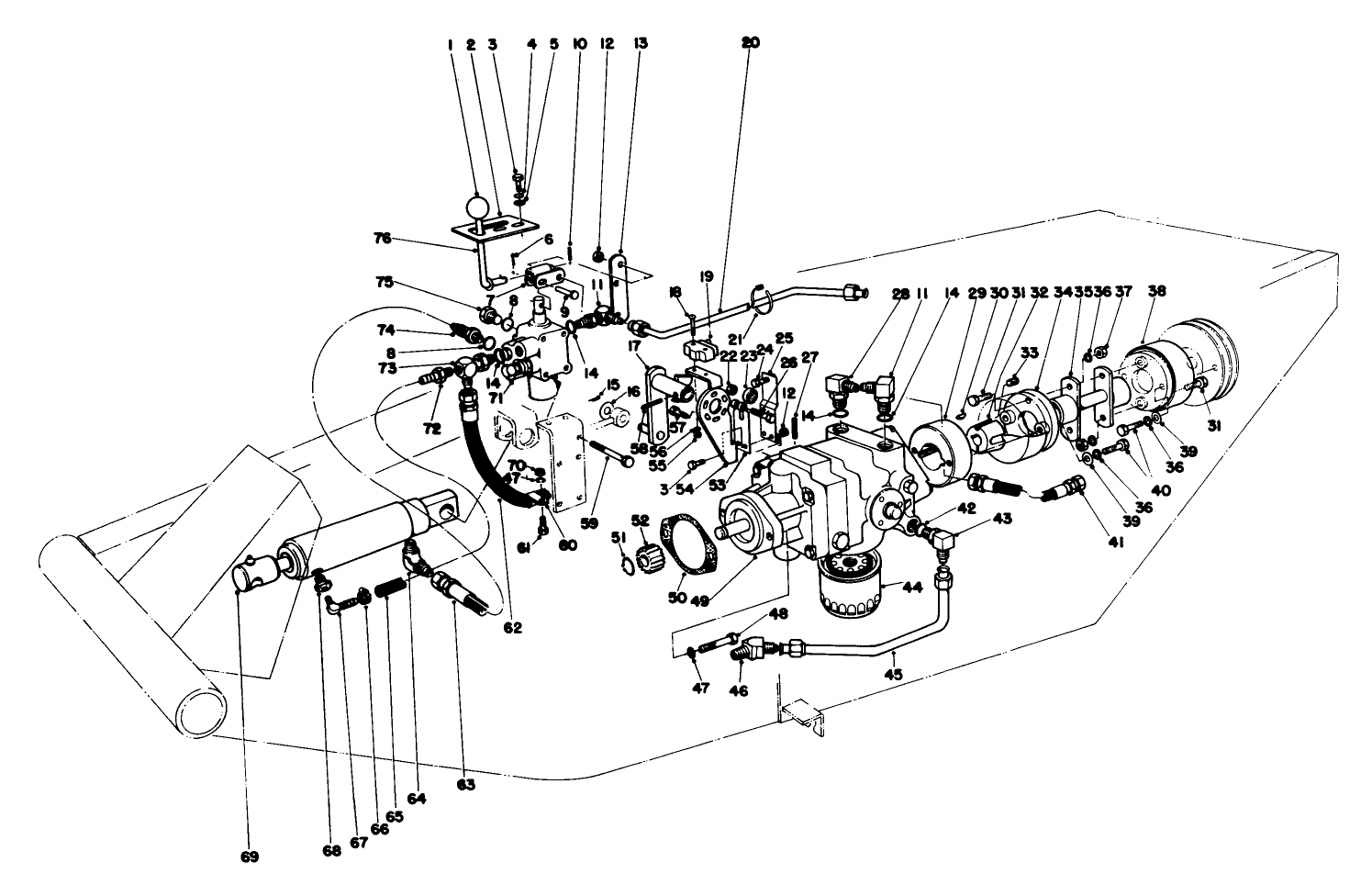 Hydrostatic Transmission & Valve Assembly (continued)