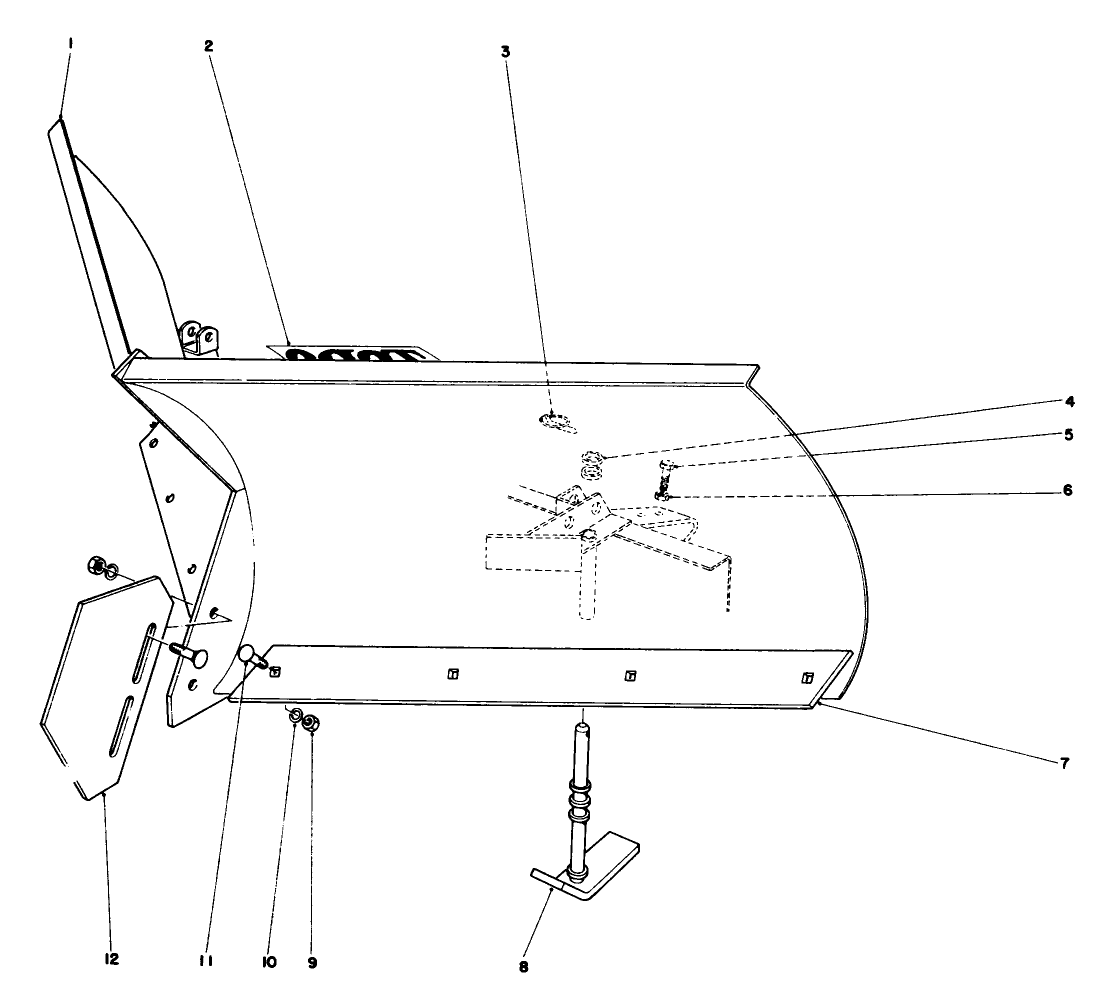 V-Plow Model No. 30750 (optional)