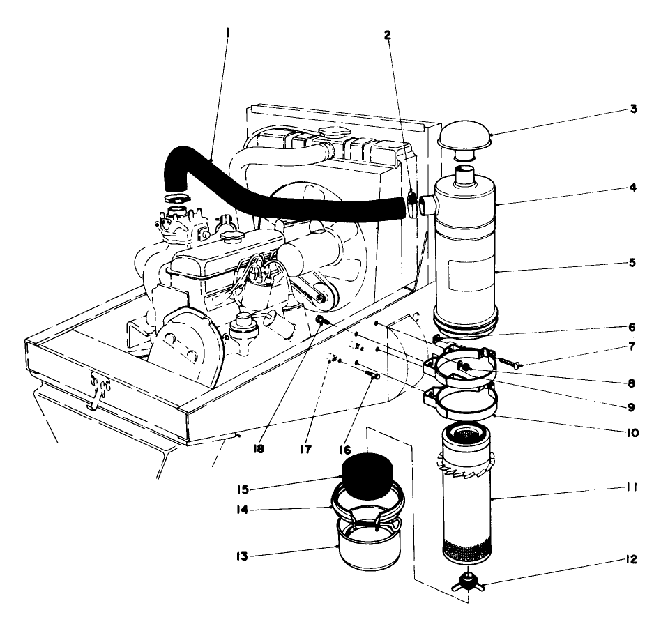 Air Cleaner Kit No. 27-7090 (optional)