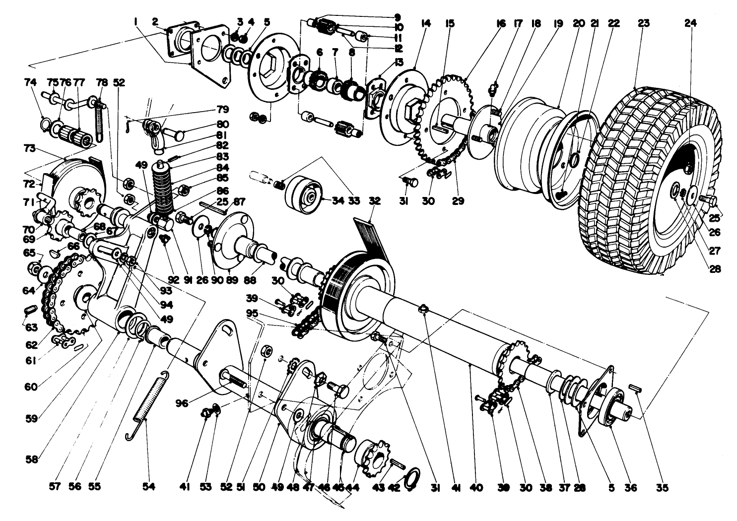 Differential And Countershaft Assembly