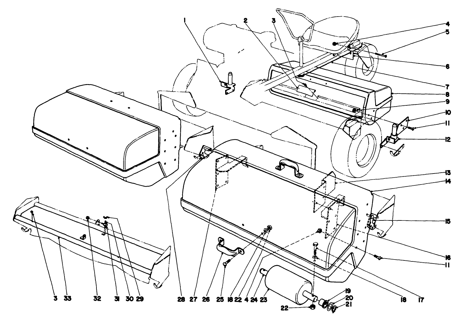 Grass Catcher Kit (optional) Part No. 4-7469