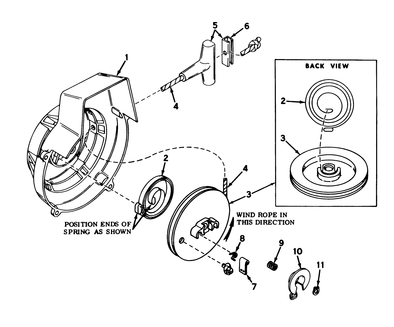 Shroud And Rewind Starter Model No. 590398b