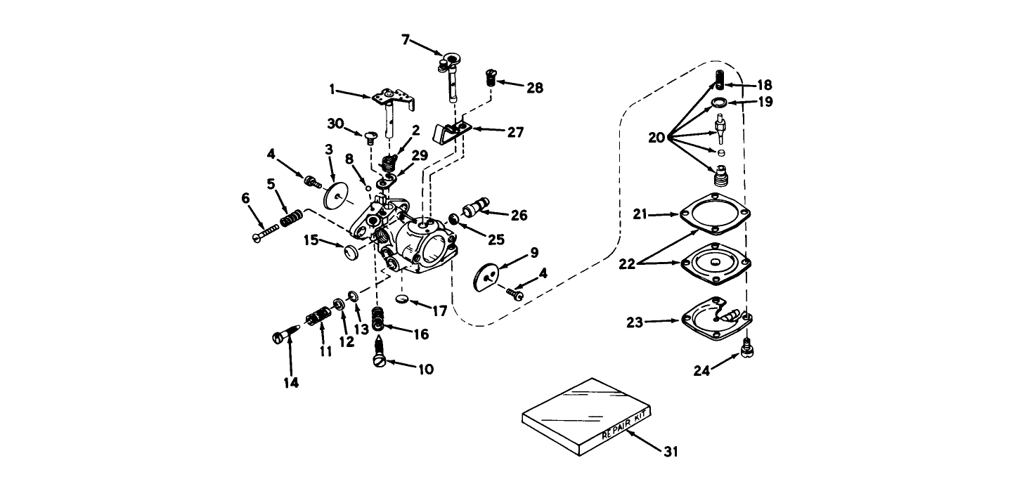 Carburetor Model No. 631394