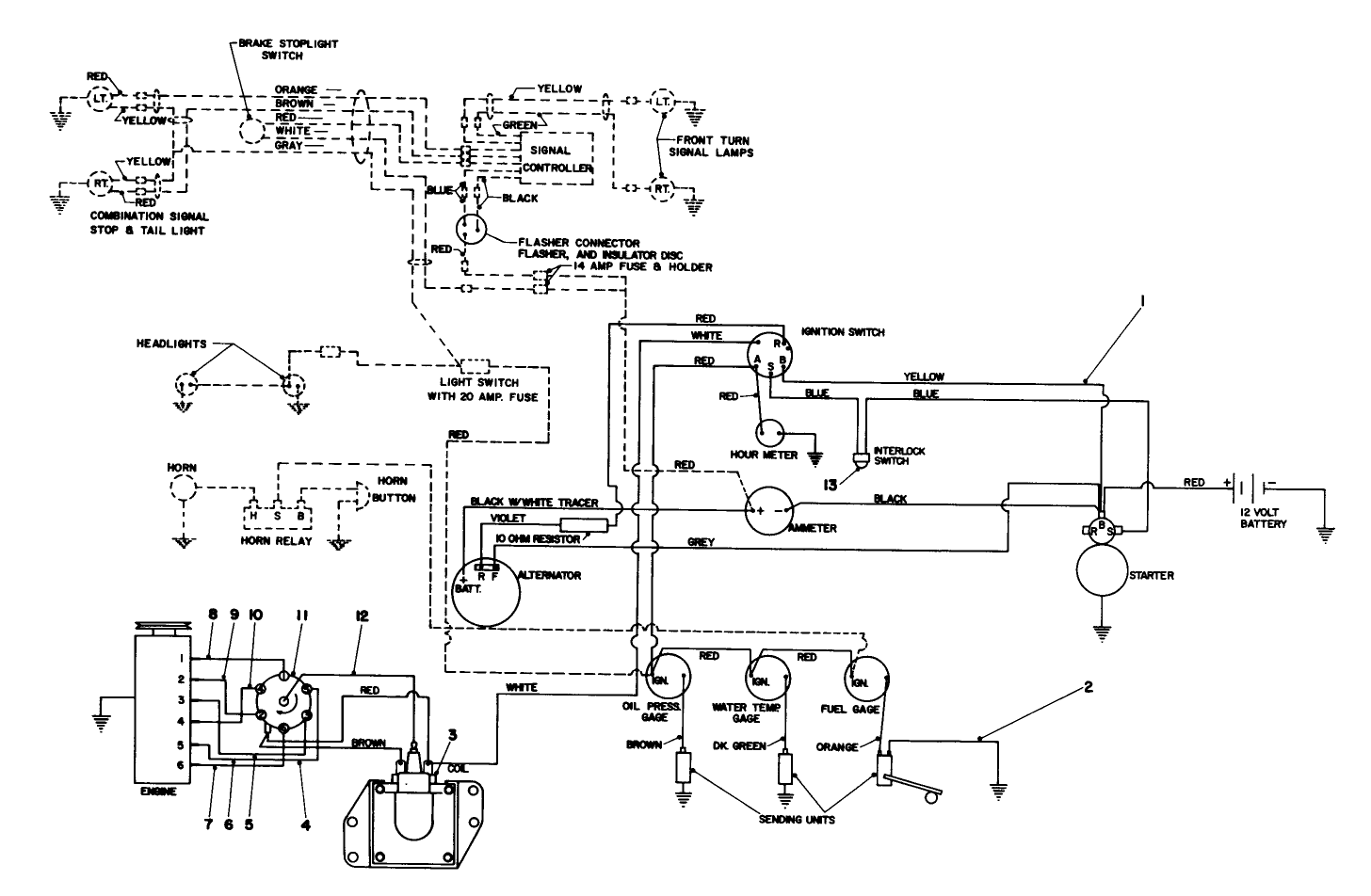Wiring Harness-12 Volt Negative Ground