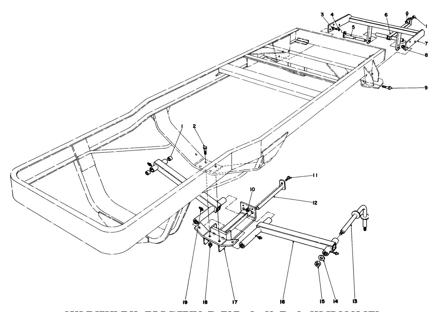 Drawbar Assembly No. 1, 2 & 3 Position Parkmaster 5 Unit