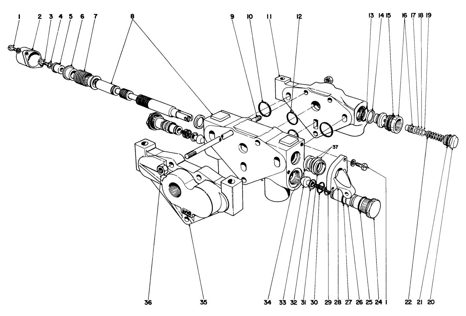Hydraulic Valve Assembly-Parkmaster 9