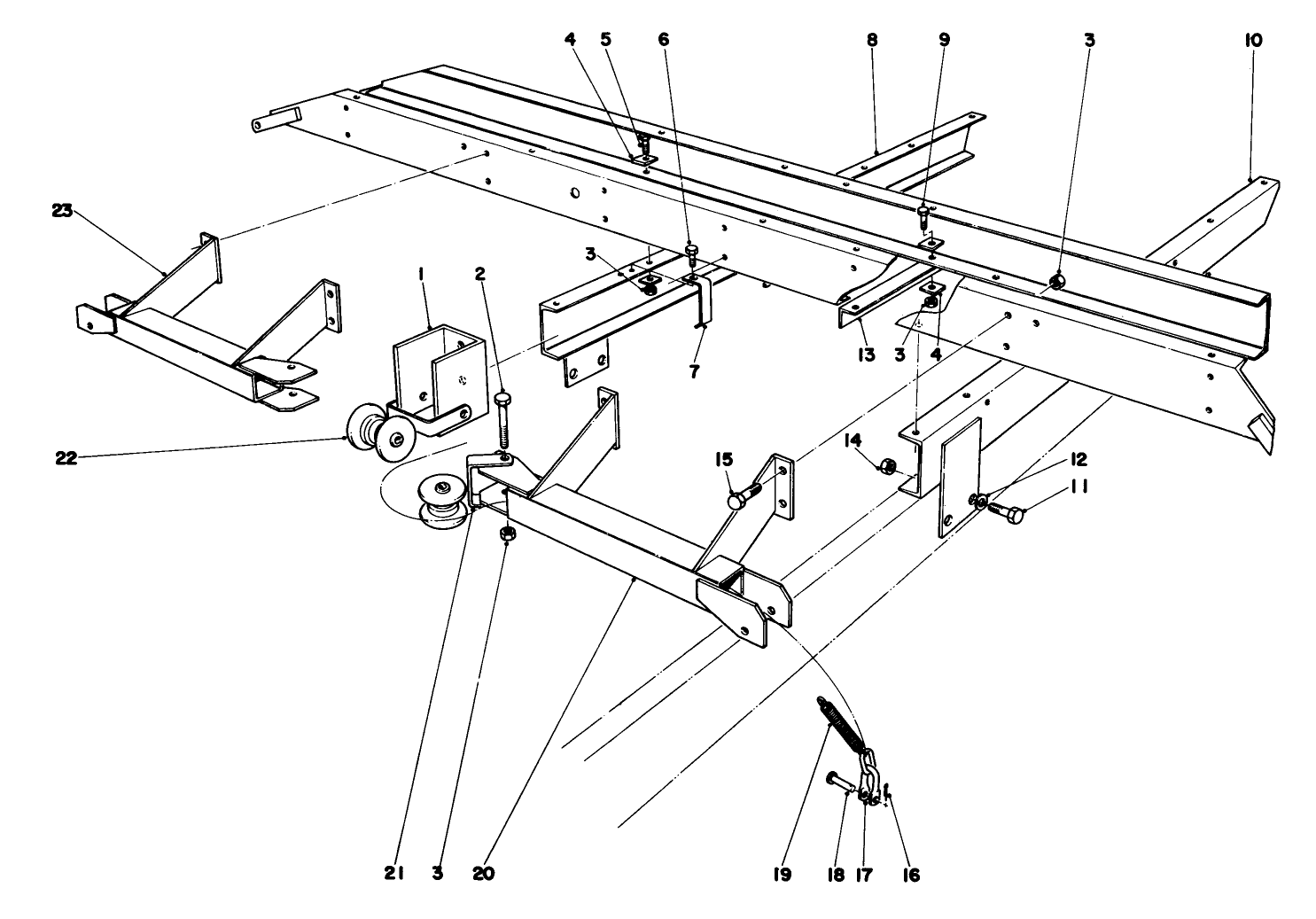 Main Frame Assembly-Front Parkmaster 9