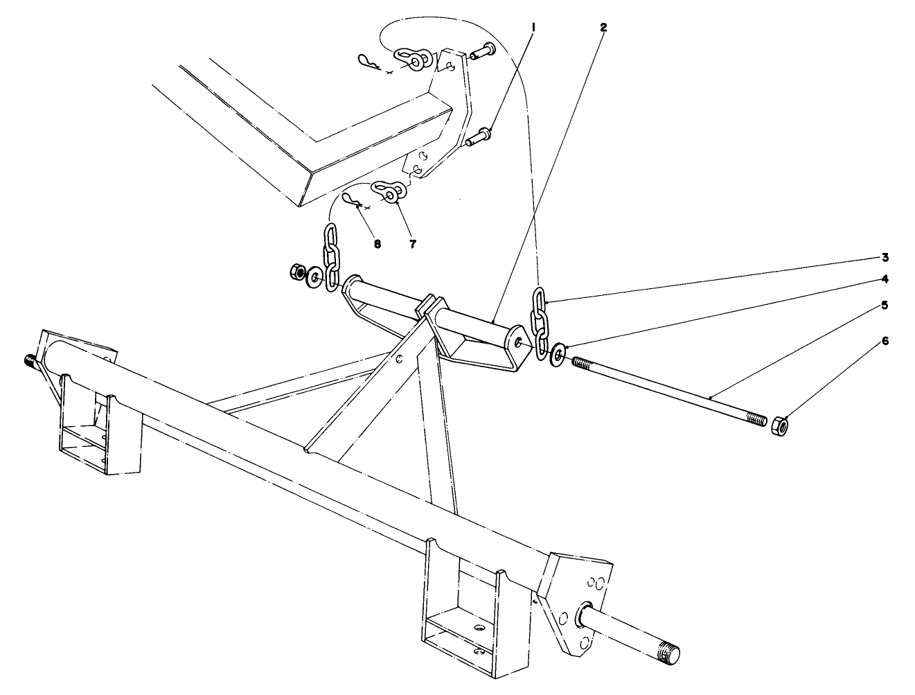 Mounting Kit For Roughmaster Mowers No. 28-5030