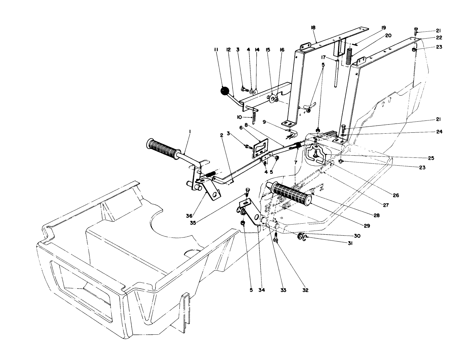 Brake & Clutch Pedal Assembly