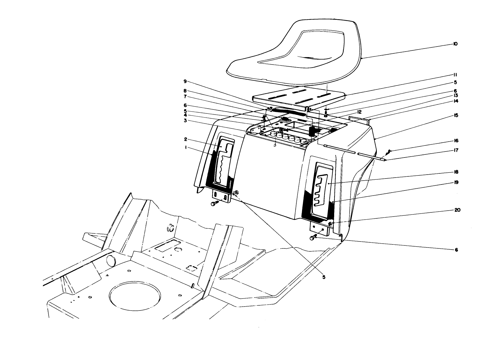 Rear Body & Seat Assembly