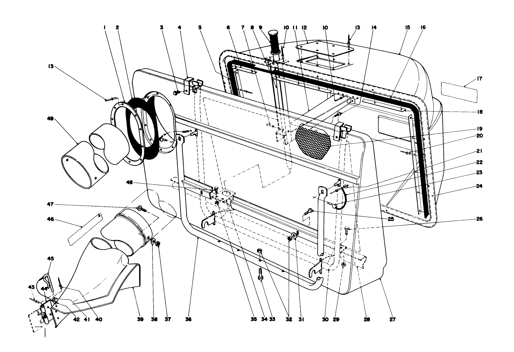 Easy-Empty Grass Catcher Model 59111