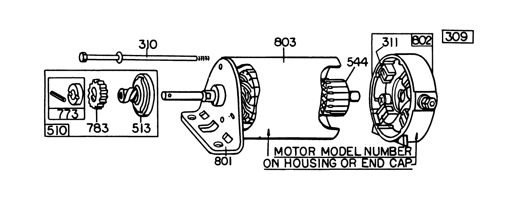 Briggs & Stratton Model 191707-5149-01 (model 57300)
