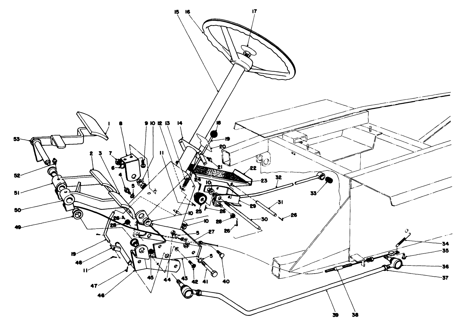 Brake And Steering Gear Assembly