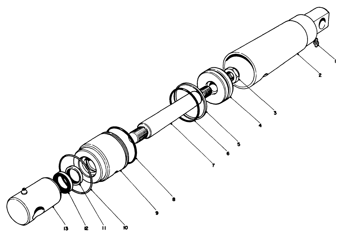Hydraulic Cylinder Assembly 21-0390