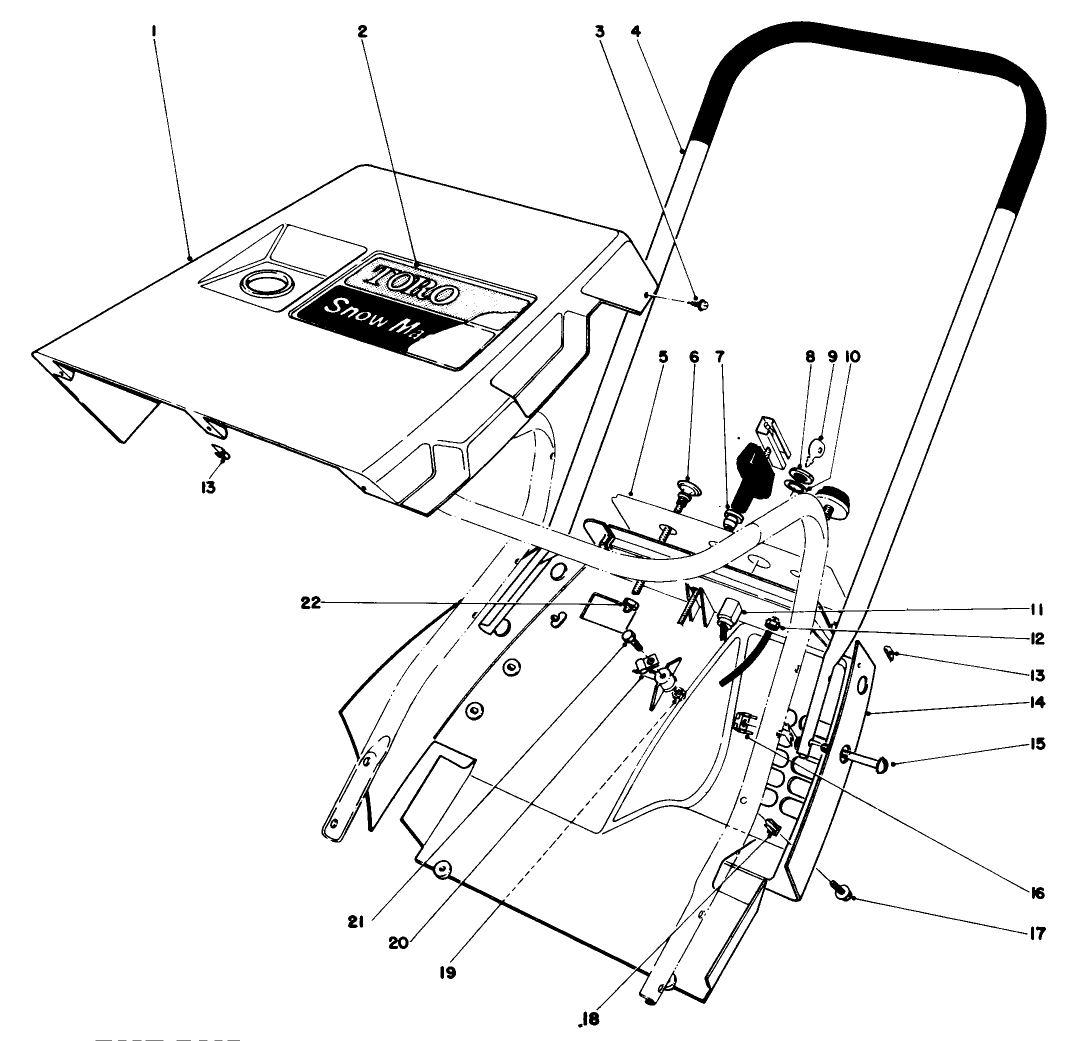Shroud & Handle Assembly (model 38020)