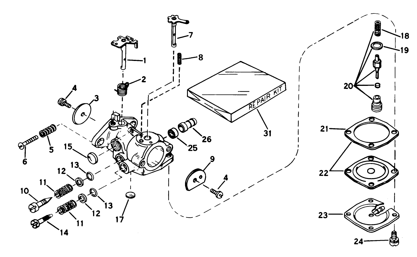 Carburetor No. 631887