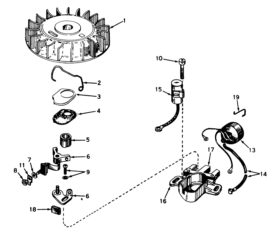 Magneto No. 610794a (engine Model Ah520 Type 1585 Unit Model 38020)