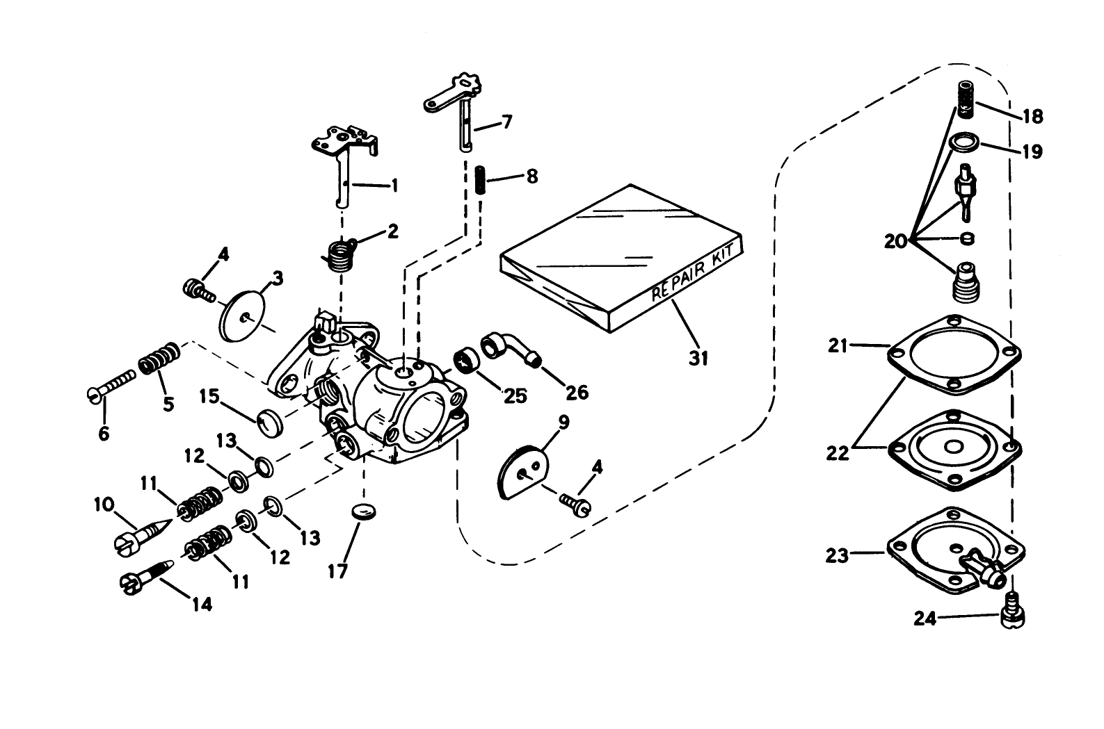 Carburetor No. 632035