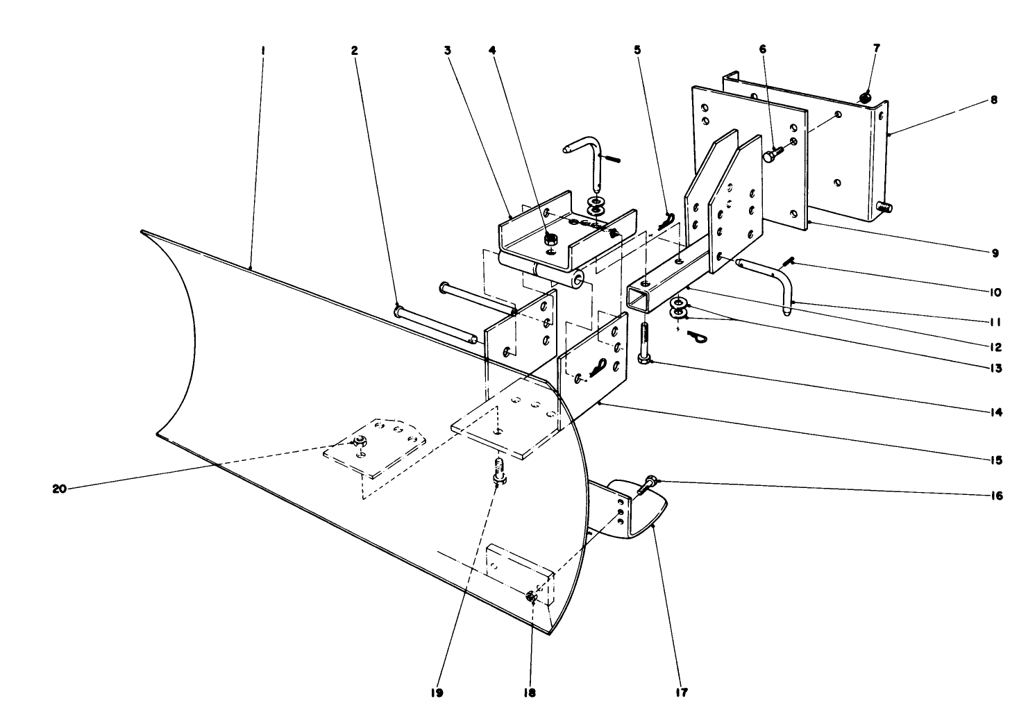 Grader Blade Assembly Model 59051