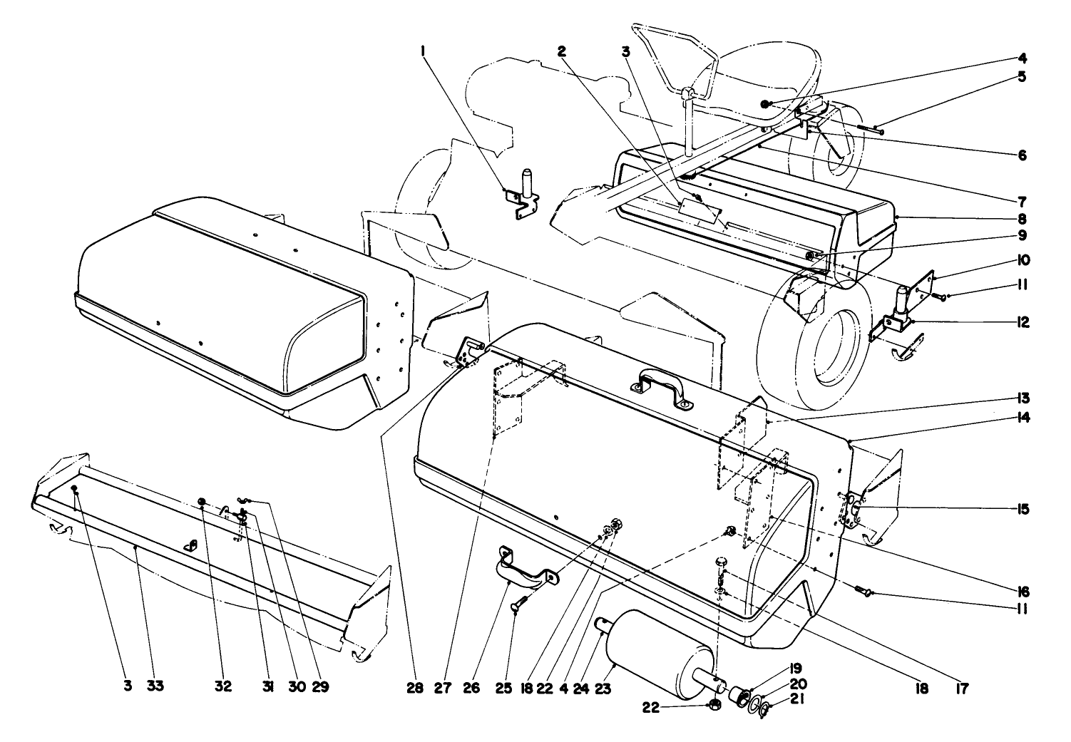 Grass Catcher Kit (optional) Part No. 4-7469