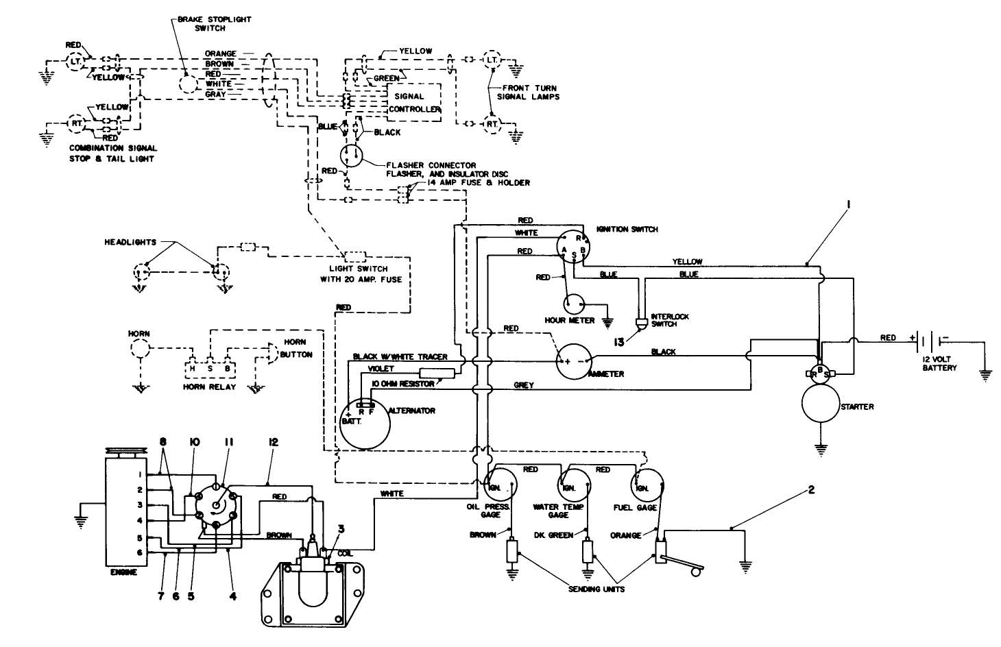 Wiring Harness-12 Volt Negative Ground