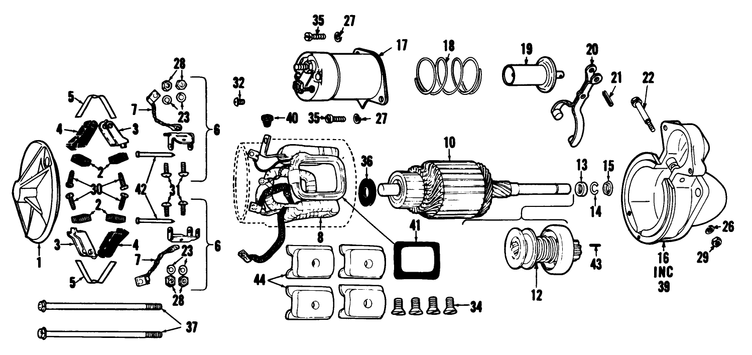 Starter Motor Assembly No. 36-2650