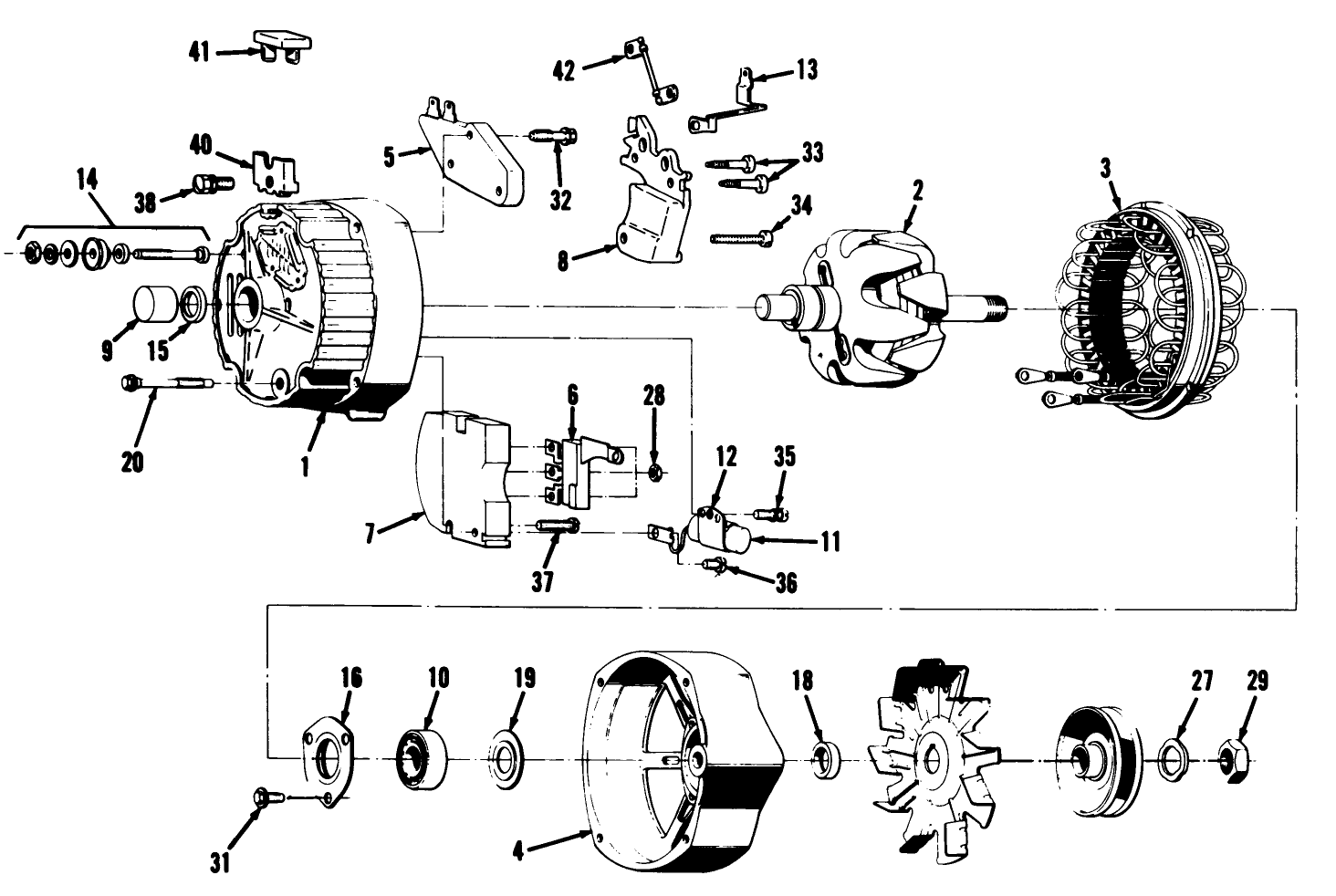 Alternator Assembly No. 36-2420