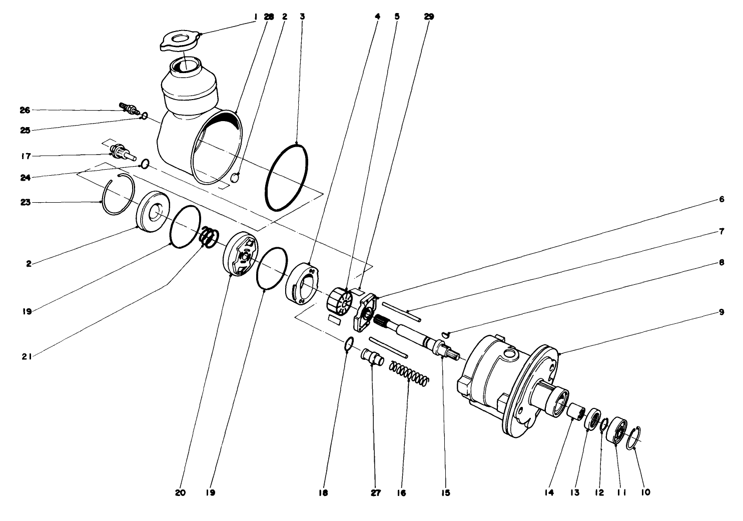 Power Steering Pump No. 28-5850