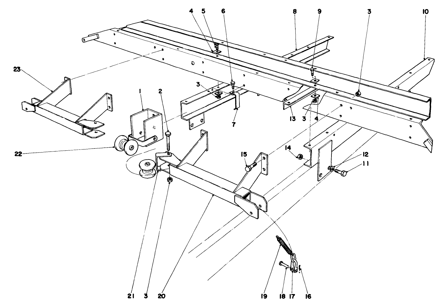 Main Frame Assembly-Front Parkmaster 9