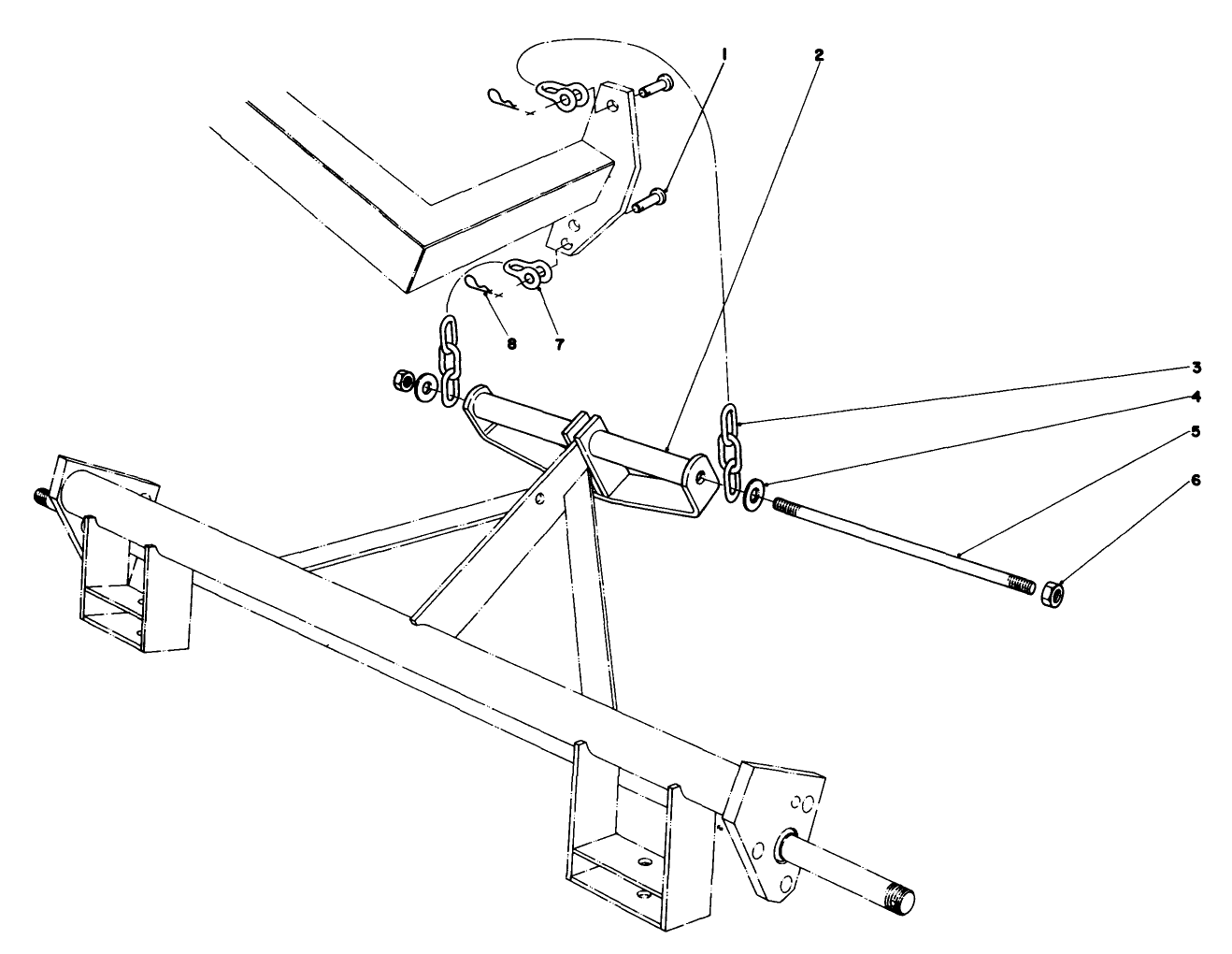 Mounting Kit For Roughmaster Mowers No. 28-5030