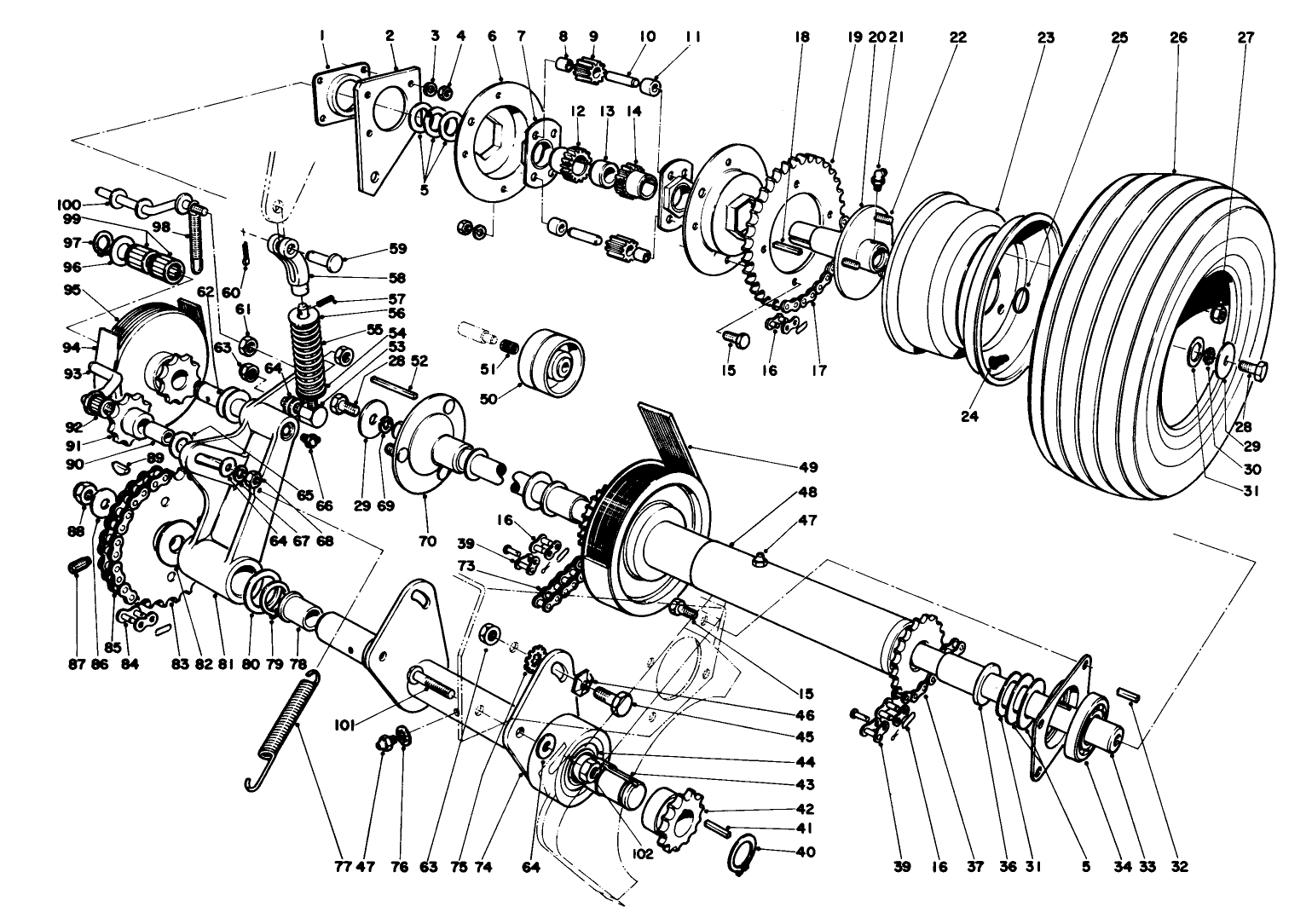 Differential & Countershaft Assembly