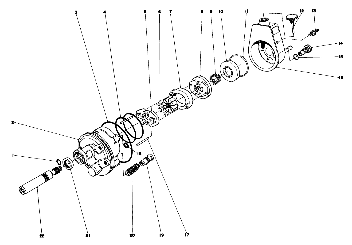 Pump Power Steering No. 36-9850