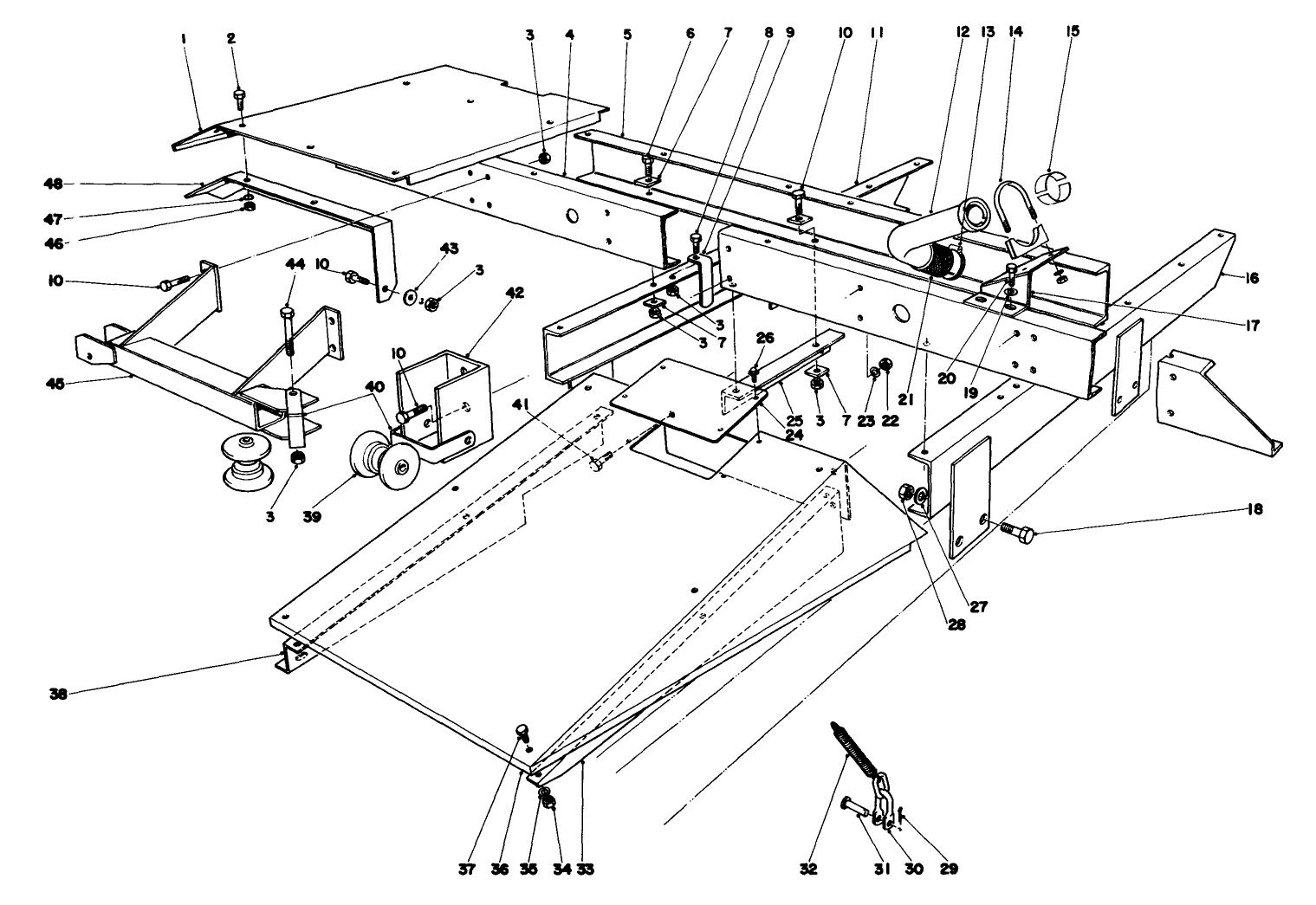 Main Frame Assembly-Front Parkmaster 5