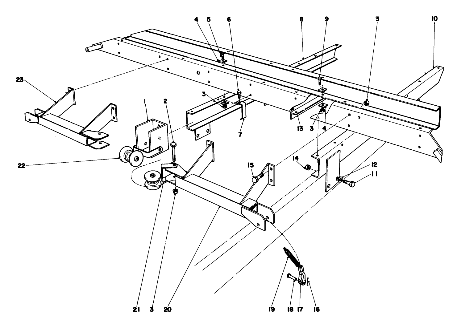 Main Frame Assembly-Front Parkmaster 9