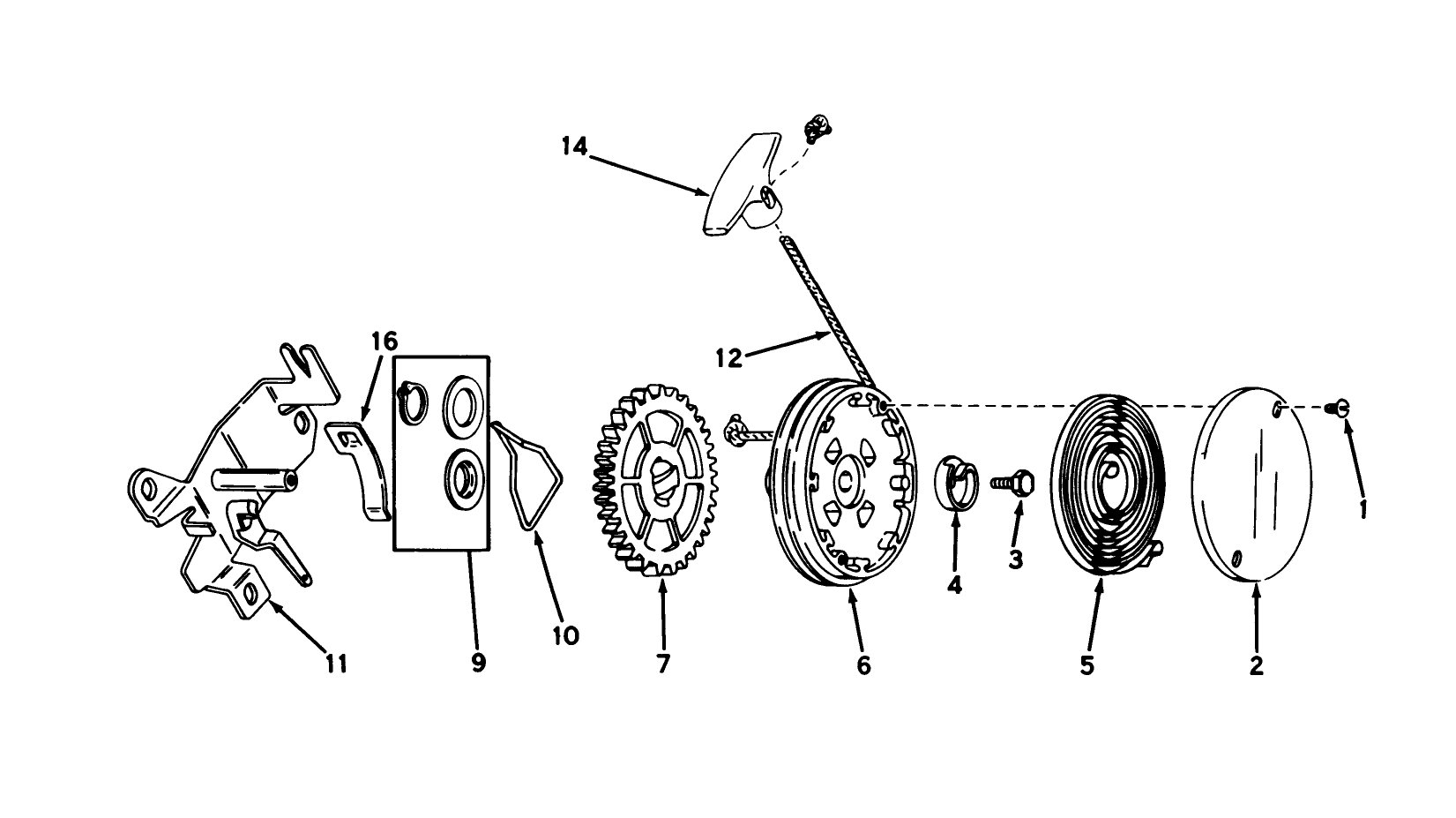 Rewind Starter No. 590519