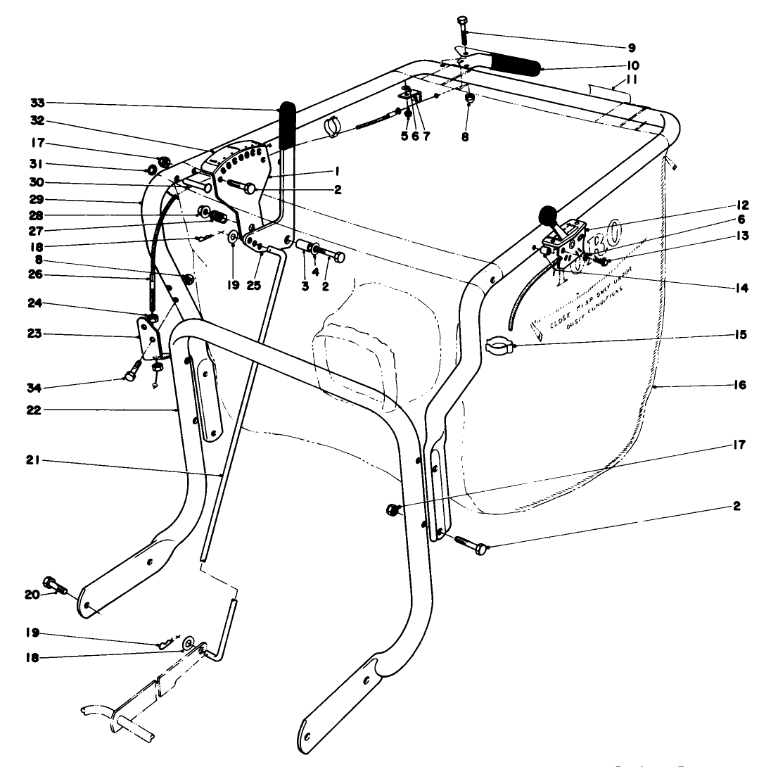 Handle Assembly (model 62923)
