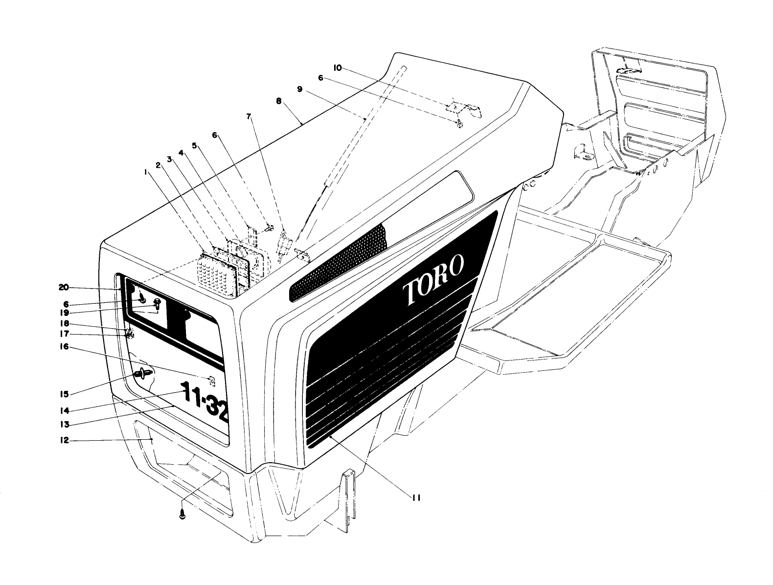 Hood Assembly Model 57360