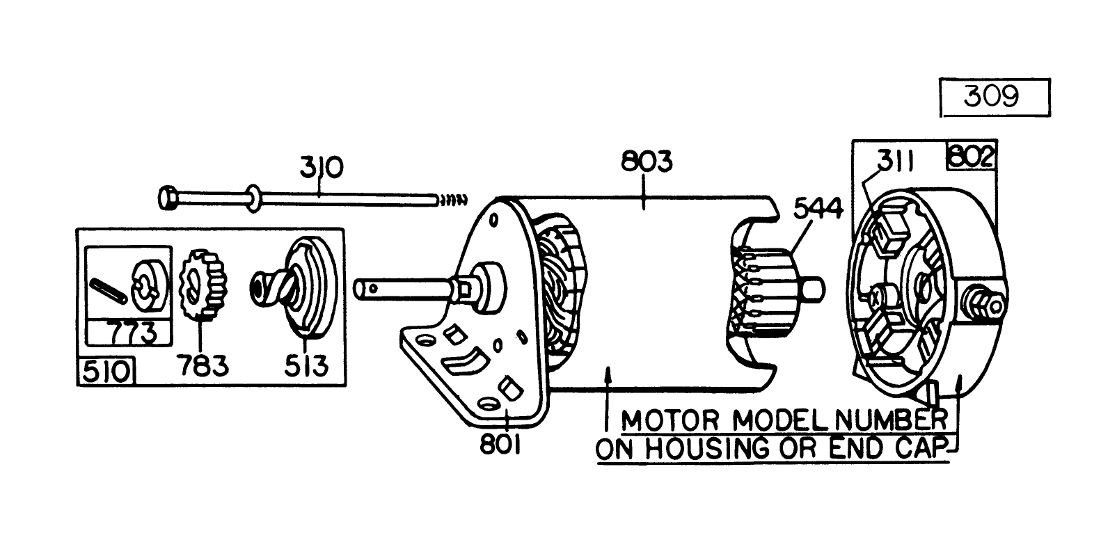 Briggs & Stratton Model 191707-5633-01 (model 57300)
