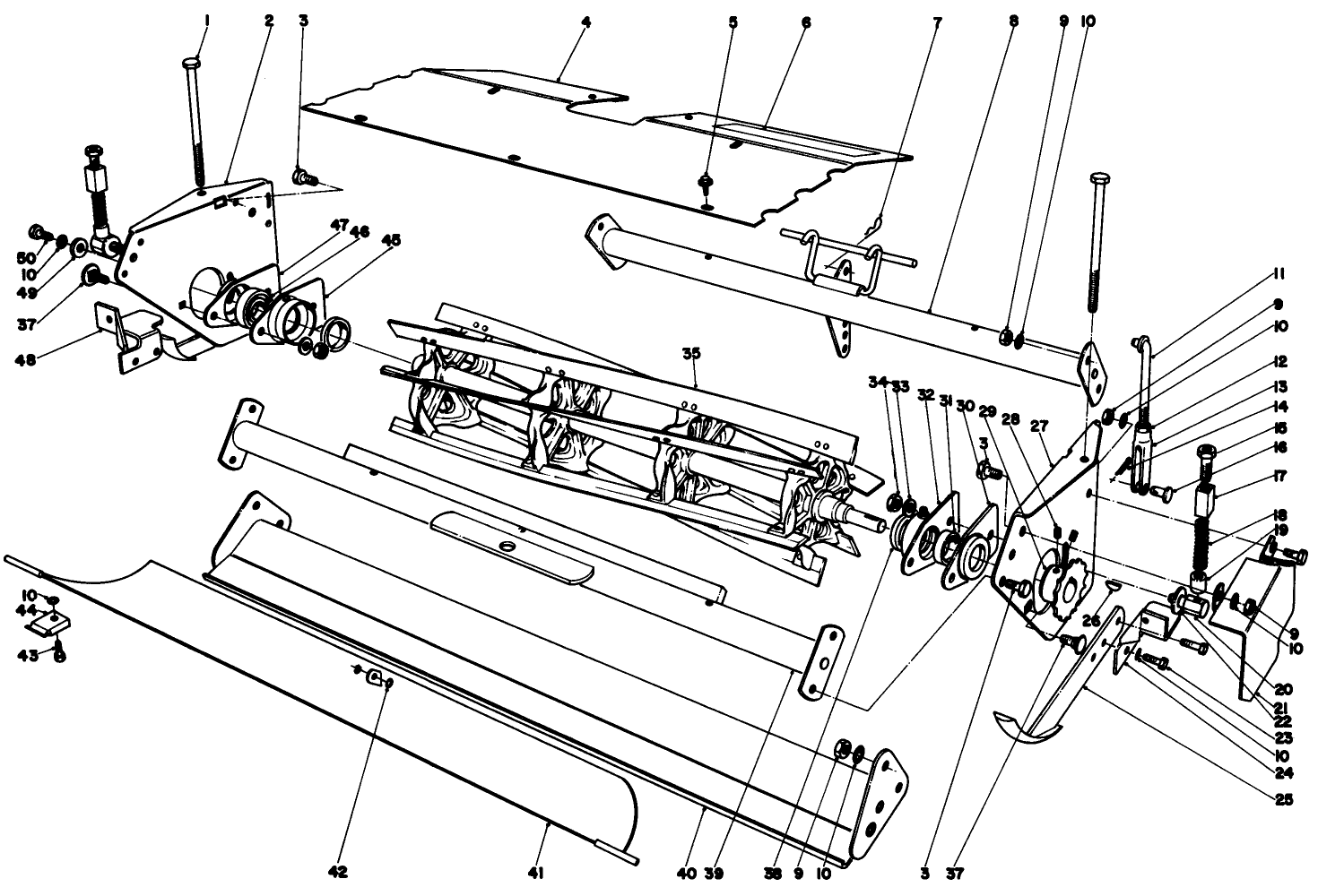 Rear Mower Reel Assembly