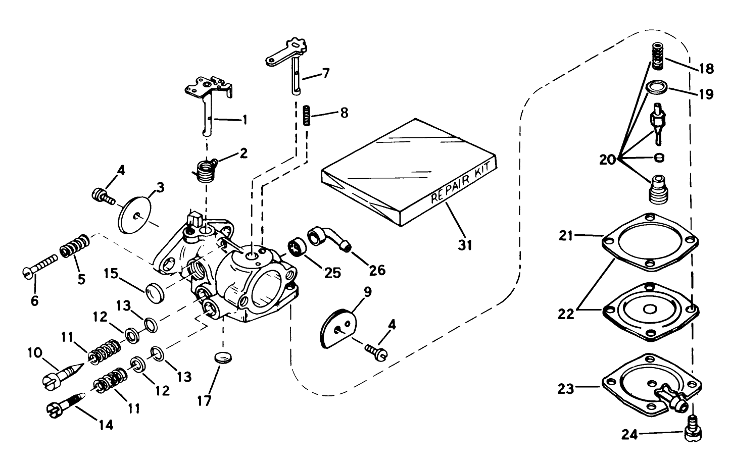 Carburetor No. 632035