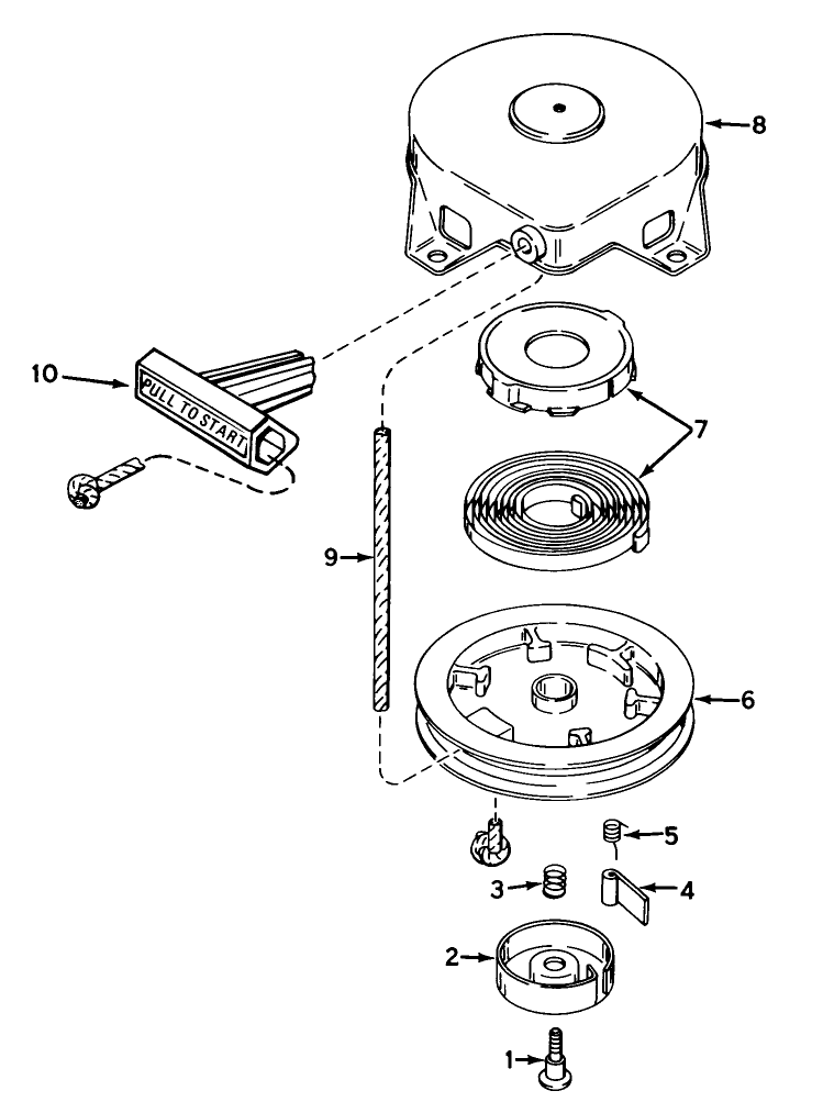 Rewind Starter No. 590537
