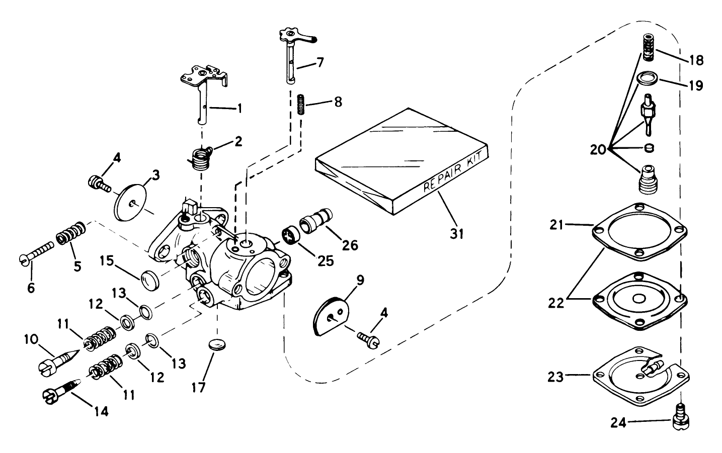 Carburetor No. 631887