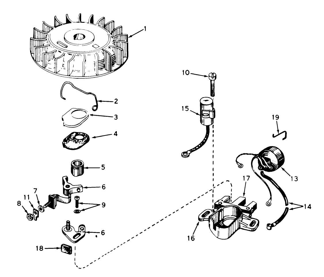 Magneto No. 610794a (engine Model Ah520 Type 1585 Unit Model 38120)