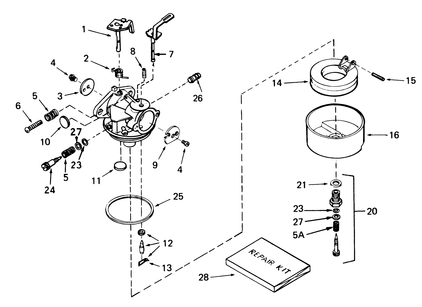 Carburetor No. 632037
